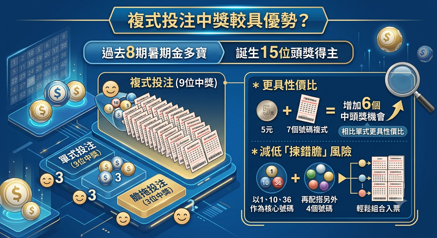 一隻手拿著六合彩彩票